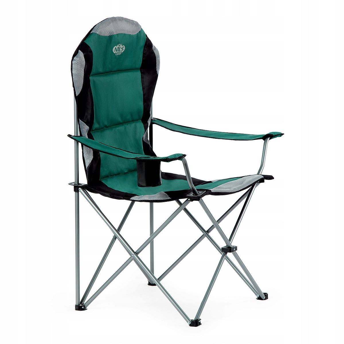 NILS NC3080 GREEN HIKING CHAIR FISHING LOUNGER Brand Nils Camp