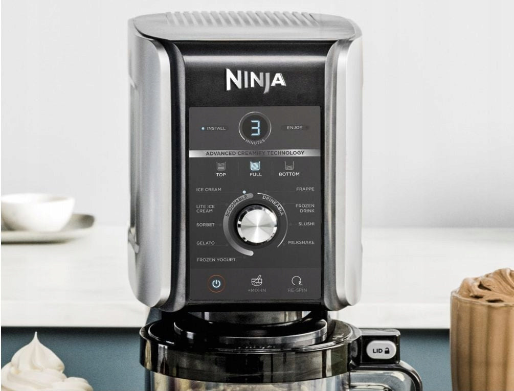 NINJA CREAMi Deluxe Ice Cream Maker, appliance, ice cream machine Manufacturer code NC502EU
