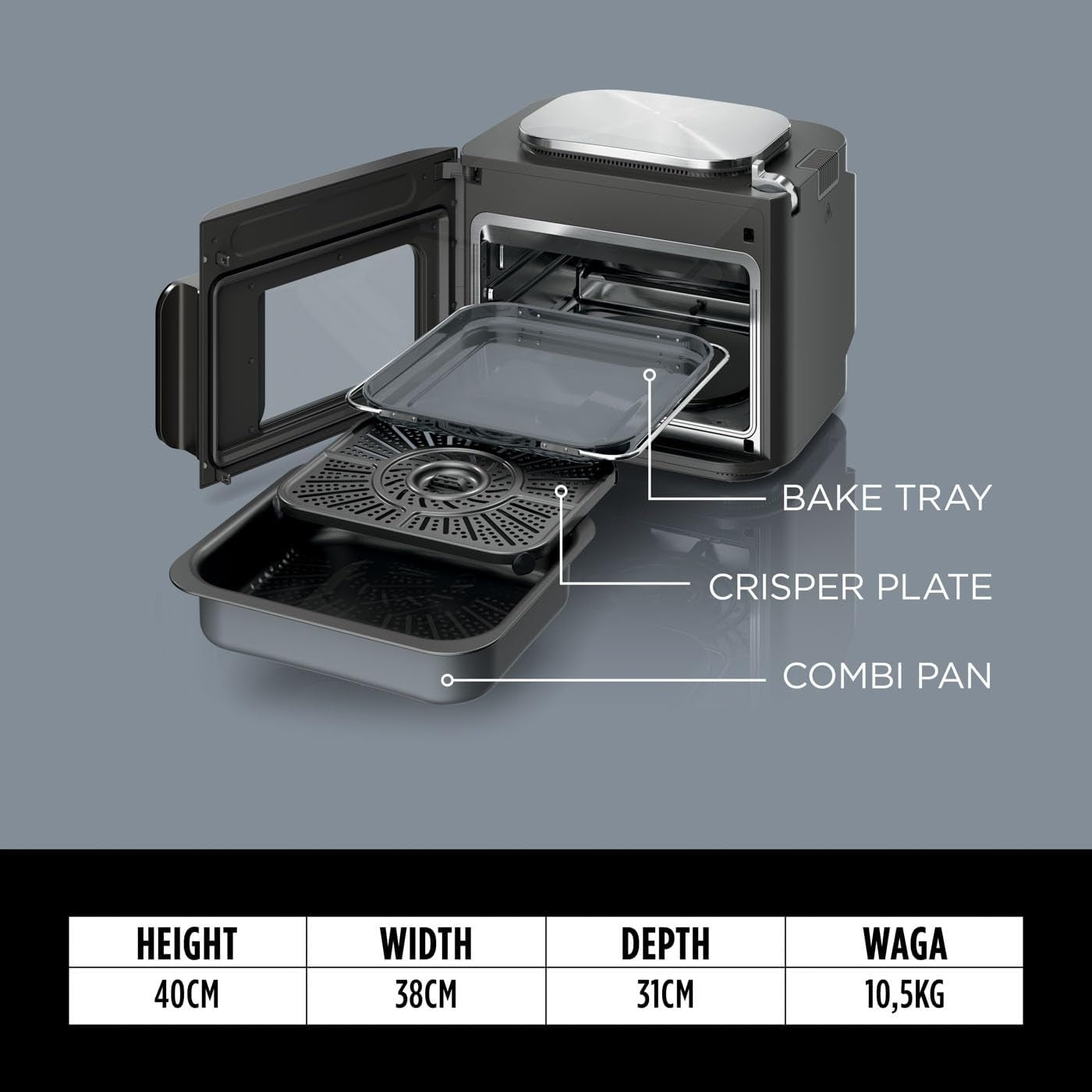 NINJA Combi 12in1 Multicooker Oven Air Fryer 12 Functions Packaging status original