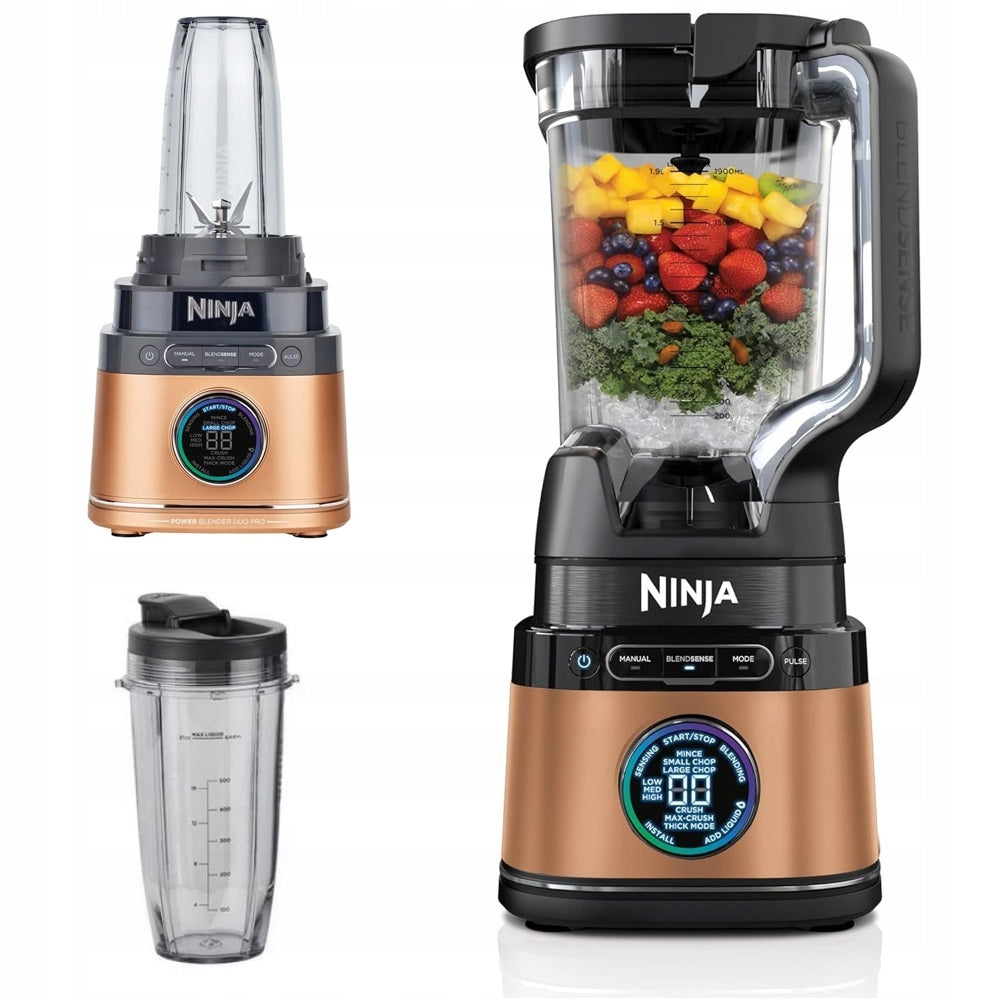 NINJA Mixer 2in1 1200W For Smoothie Vegetables Frozen Beverages