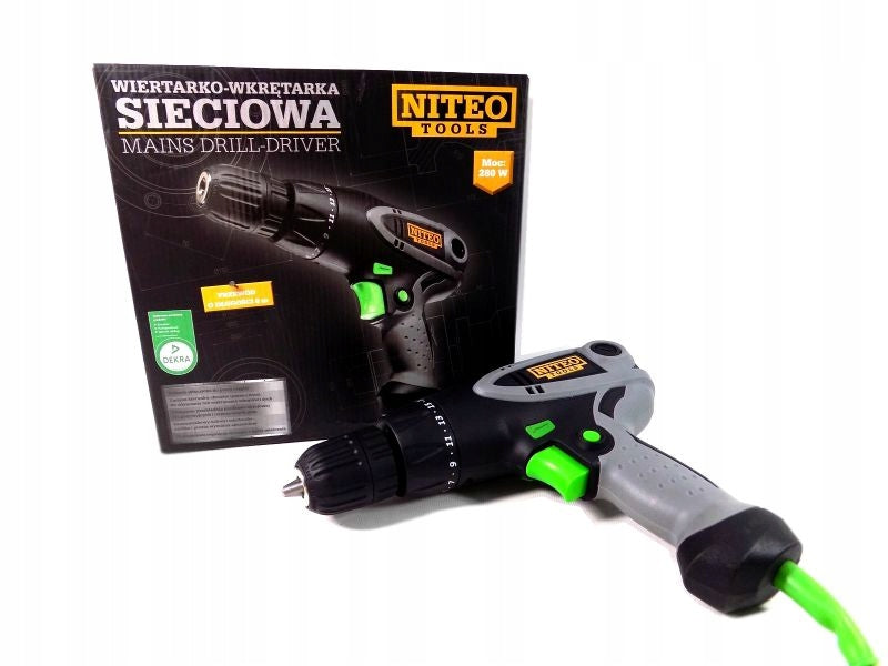 NITEO Drill/driver, 280 W, 6 m CABLE Batteries included no