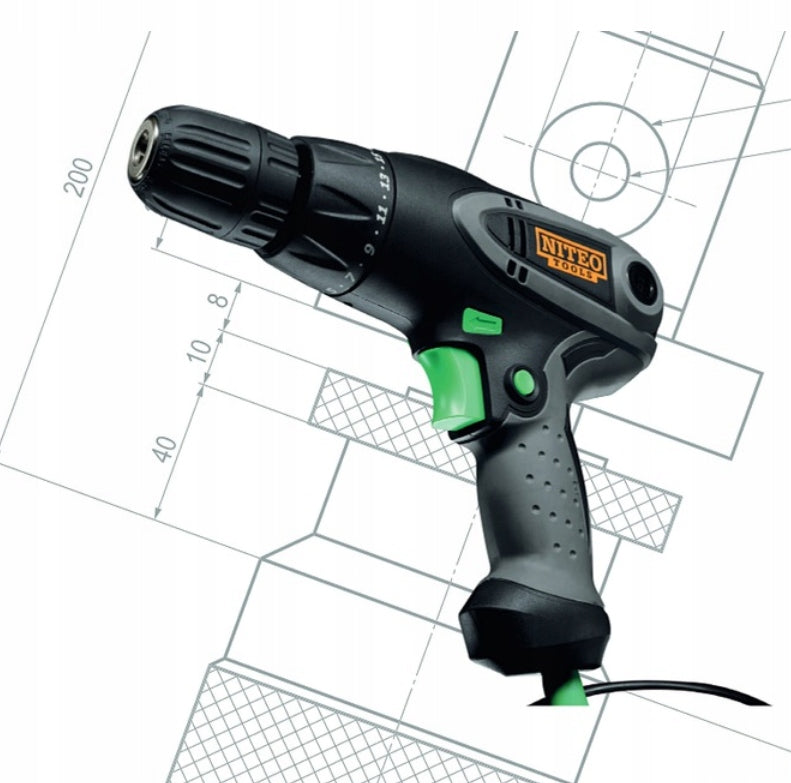 NITEO Drill/driver, 280 W, 6 m CABLE Brand Niteo