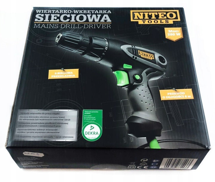 NITEO Drill/driver, 280 W, 6 m CABLE