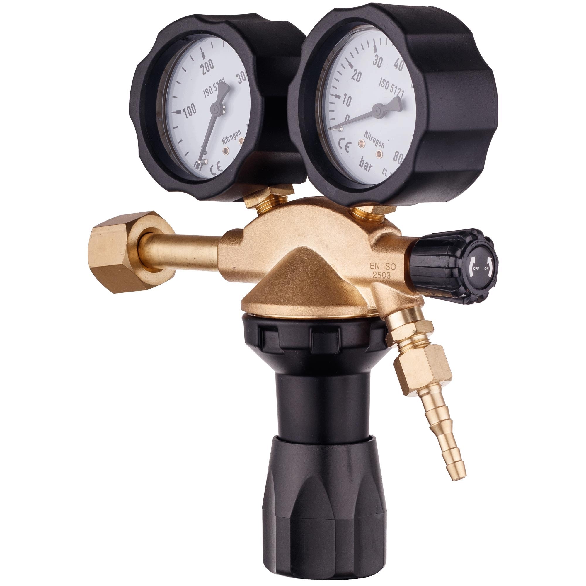 NITROGEN Reducer for Nitrogen 60 BAR PRO Cylinder for Air Conditioning 2x Pressure Gauge Threads on the outlet other