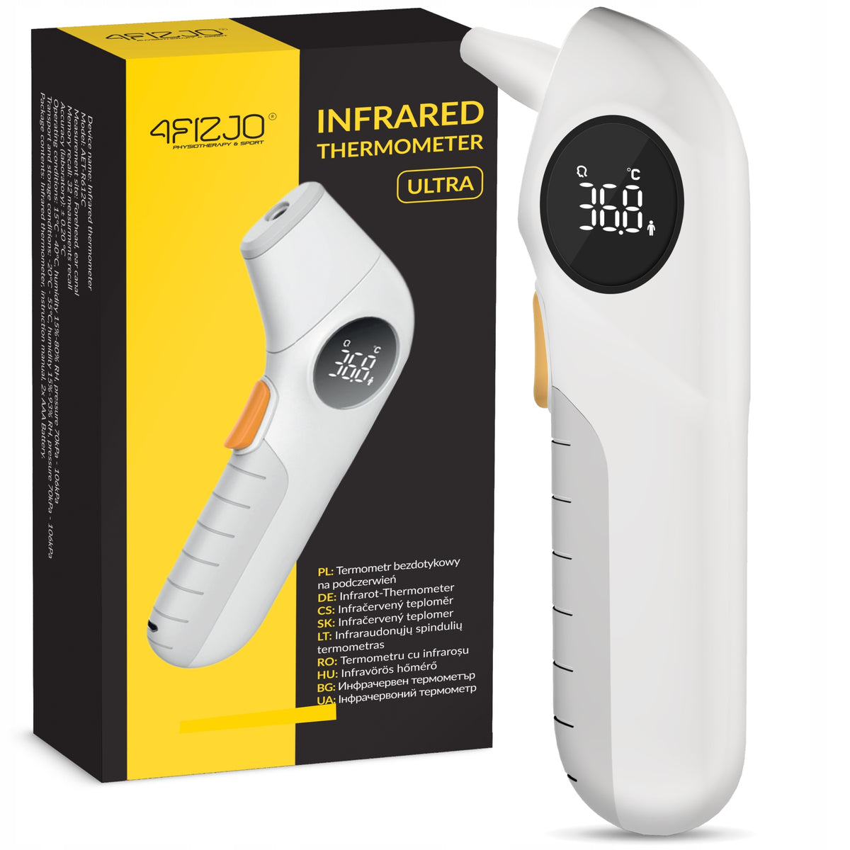 NON-CONTACT THERMOMETER ELECTRONIC MEDICAL ACCURATE FAST ULTRA