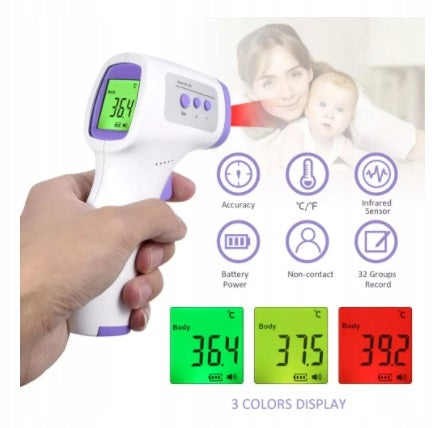NON-CONTACT THERMOMETER + OXIMETER HEART RATE MONITOR SET Brand no brand