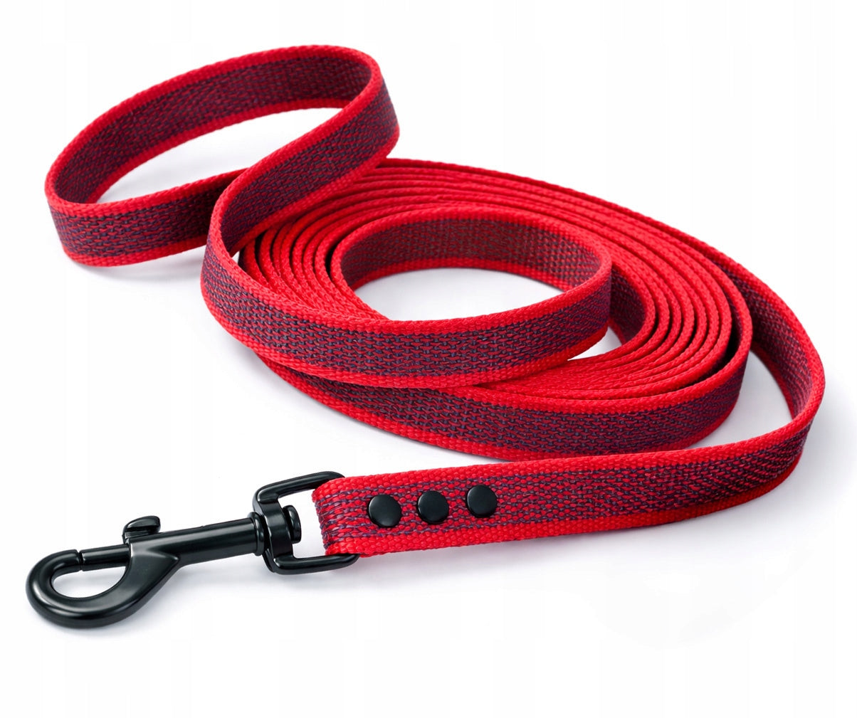 NON-SLIP DOG LEASH FOR TRAINING CORD RUBBERIZED WEBBING 3m Brand Lililove