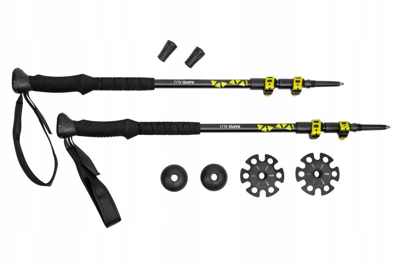 NORDIC WALKING ALUMINUM TREKKING POLES ROCKLAND RAPID ALU 63-135cm