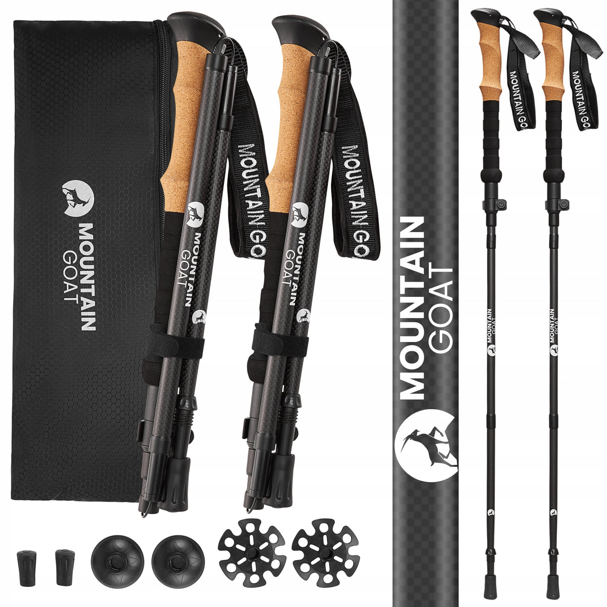 NORDIC WALKING POLES ADJUSTABLE POLES FOR WALKING LIGHT