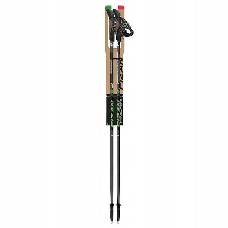 NORDIC WALKING POLES FIZAN RUNNER GREEN 125 CM Brand Fizan