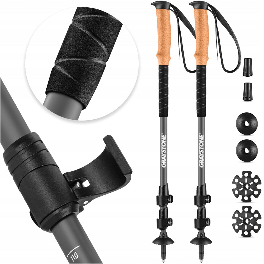 NORDIC WALKING POLES GRAYSTONE G5