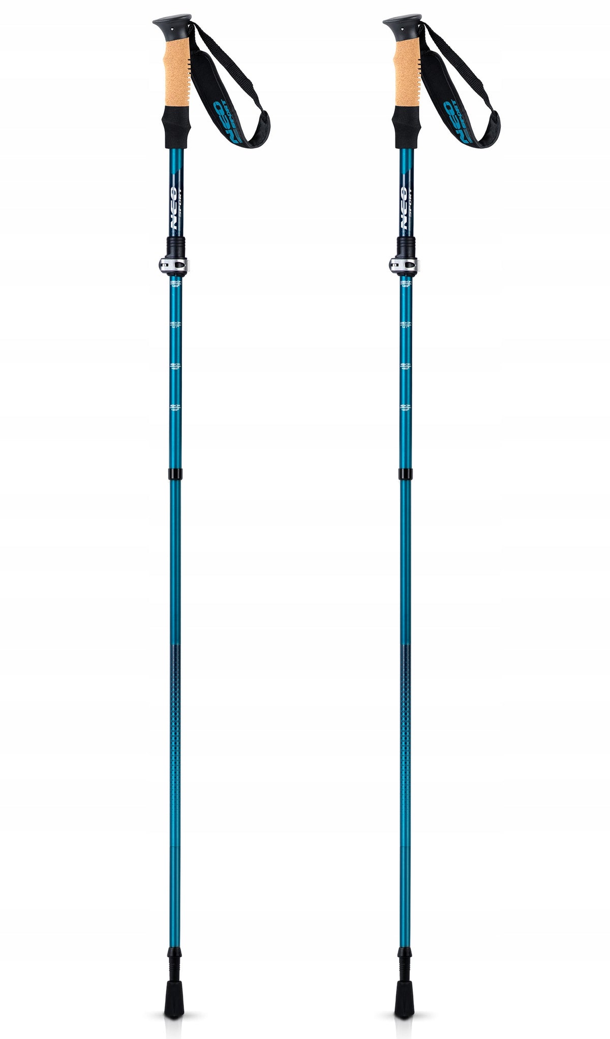 NORDIC WALKING POLES TREKKING POLES FOR WALKING IN FOLDING MOUNTAINS 2PCS. Manufacturer code 138201