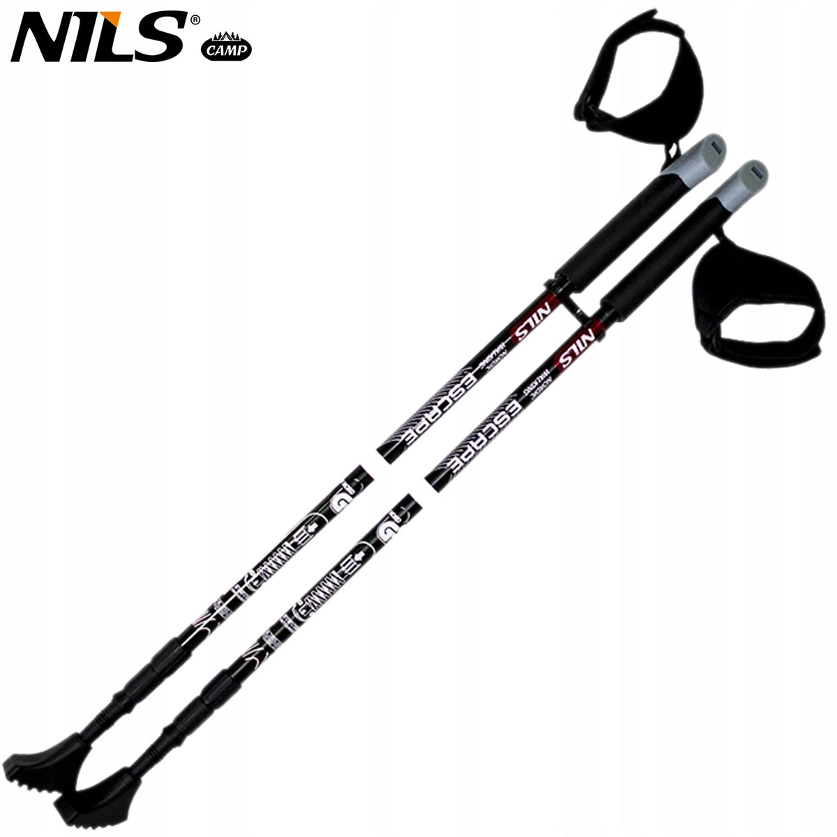 NORDIC WALKING TREKKING POLES ADJUSTABLE WITH CUSHIONING SYSTEM NILS Manufacturer code 25-1-009