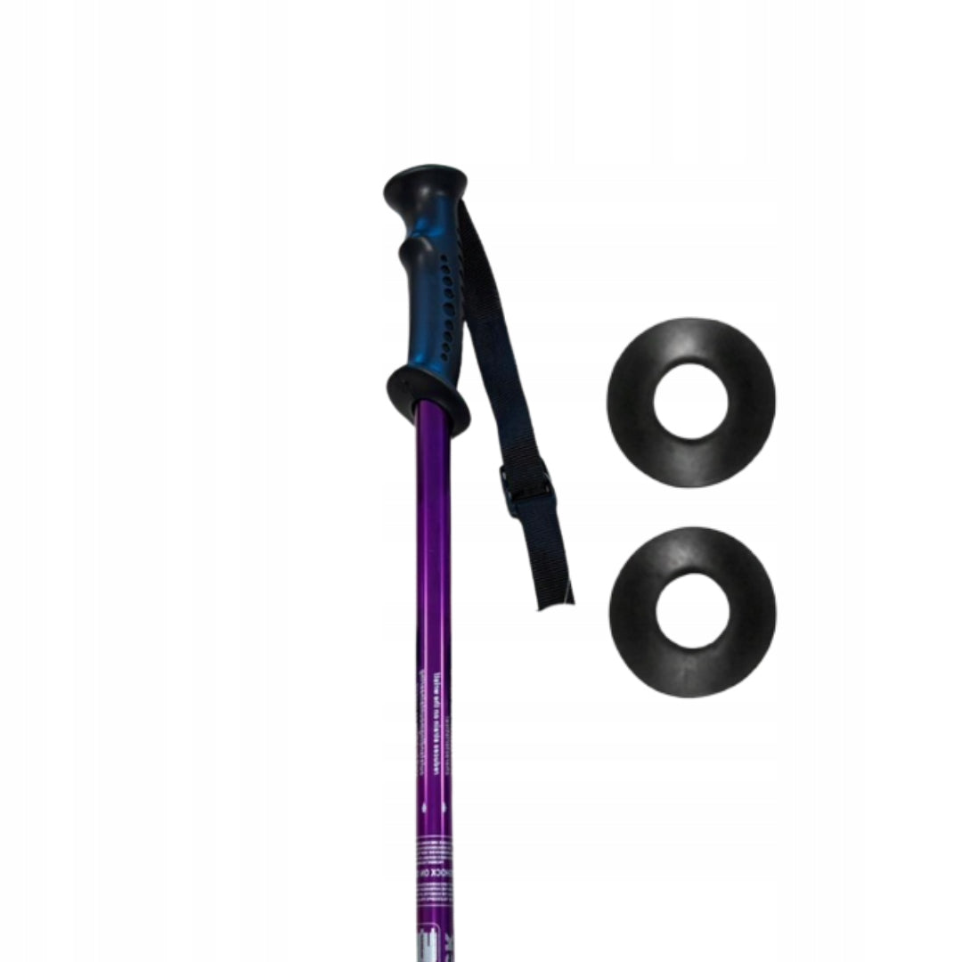 NORDIC WALKING Telescopic Poles 3 Segments Folding Adjustable PURPLE Manufacturer code 310008103
