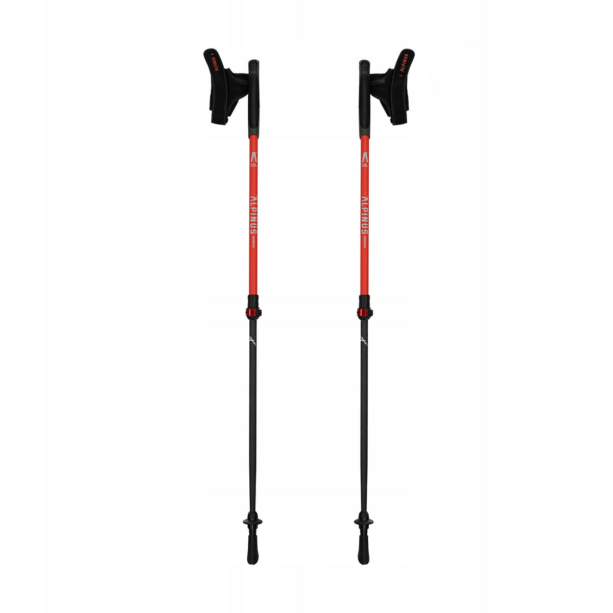 NORDIC WALKING poles ALPINUS Braunberg red carbon fiber 85-135cm