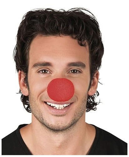 NOSE FOAM CLOWN RED FOR COSTUME SET OF 12 PCS for home gift