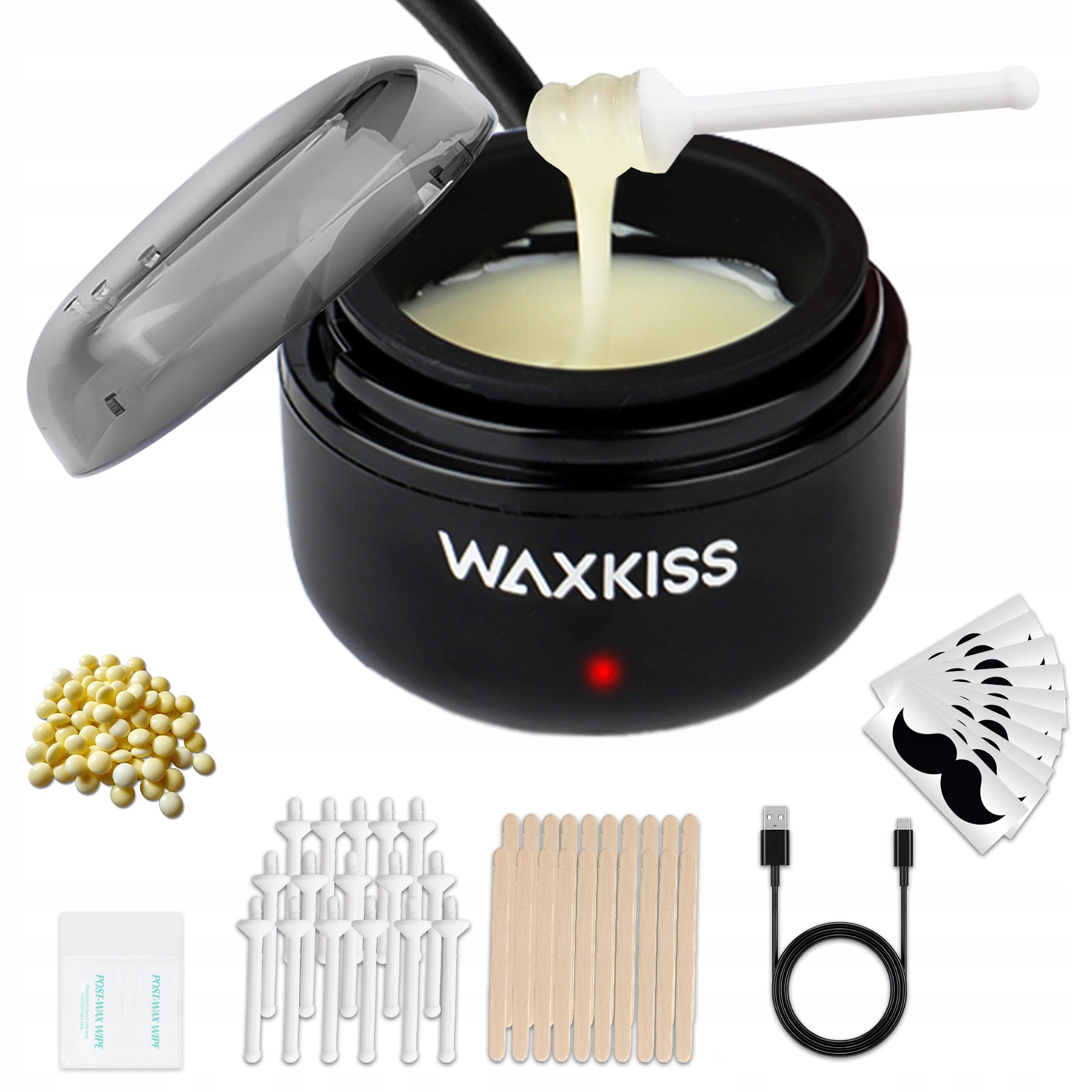 NOSE WAX HEATER HAIR REMOVAL MAN WOMAN SET WITH 100g wax