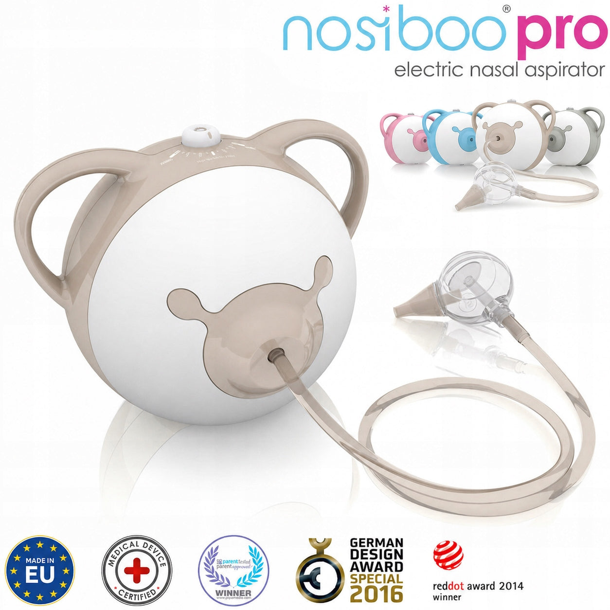 NOSIBOO Pro – medical electric aspirator – Beige Medical device yes