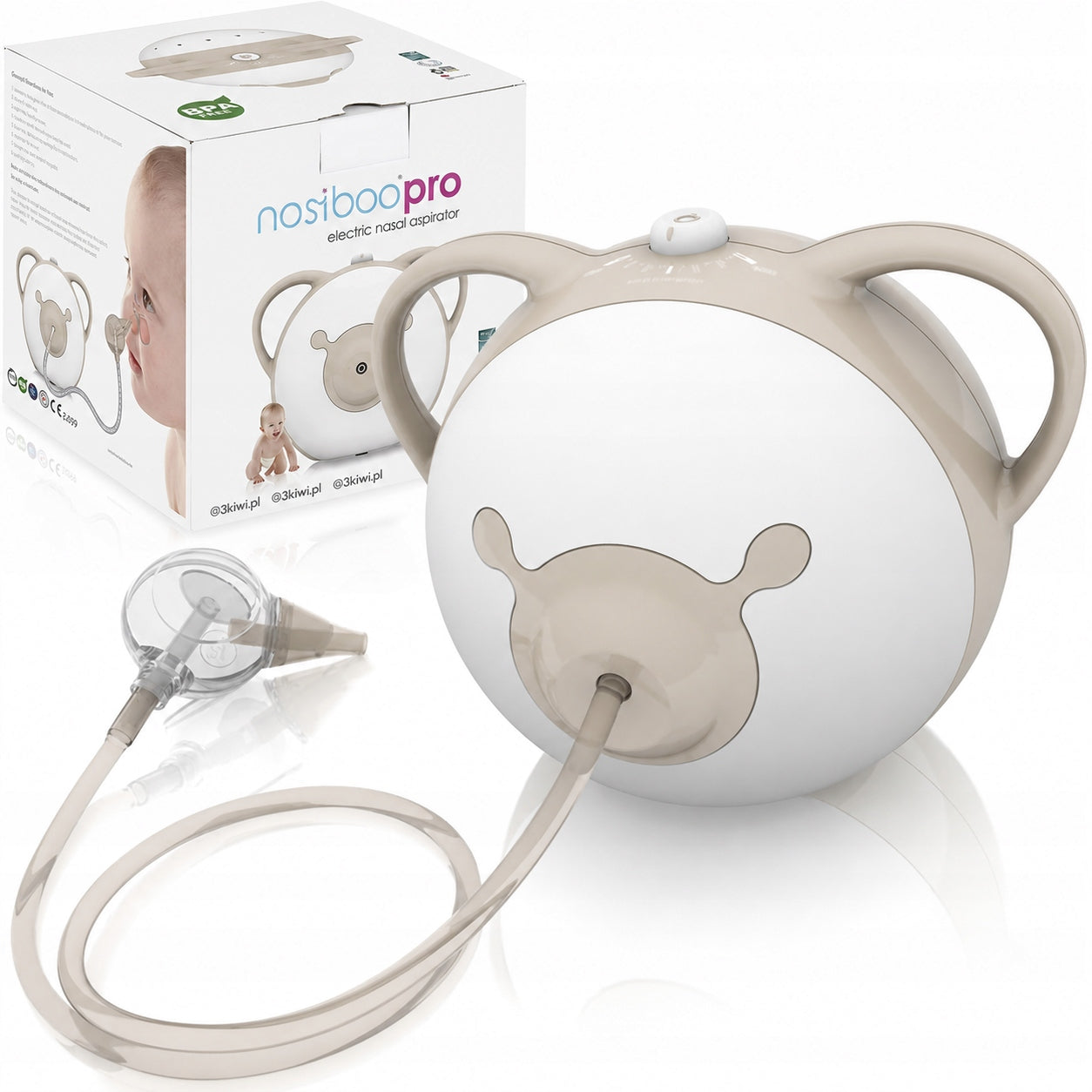 NOSIBOO Pro – medical electric aspirator – Beige