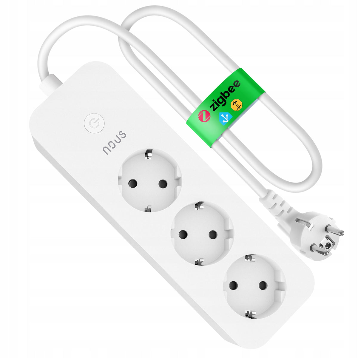 NOUS A11Z leIntelligent strip 3socket ZigBee16A energy measurement Requires Hub