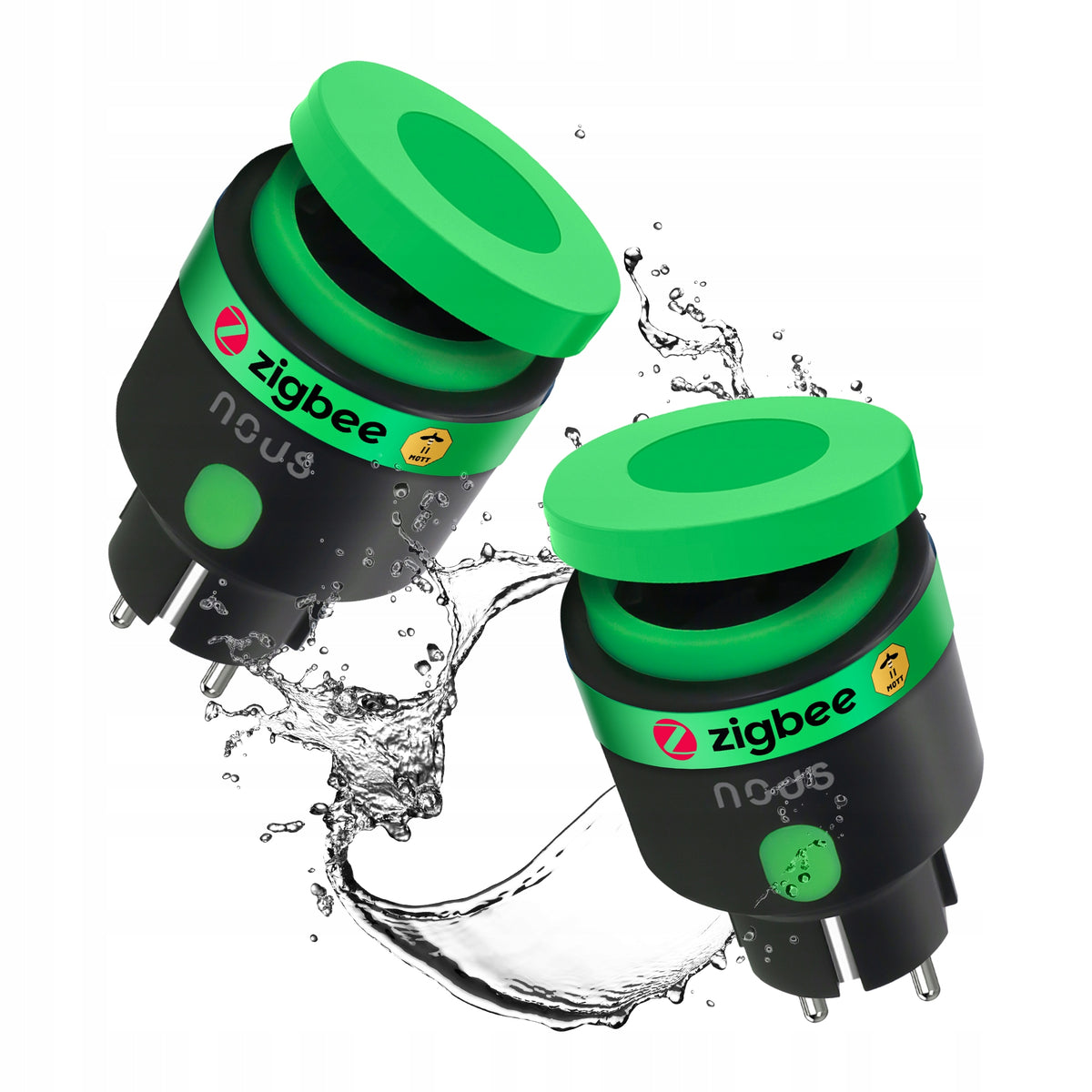 NOUS A6Z Smart ZigBee Socket IP44 16Energy Measurement Tuya Alexa Google 2pcs