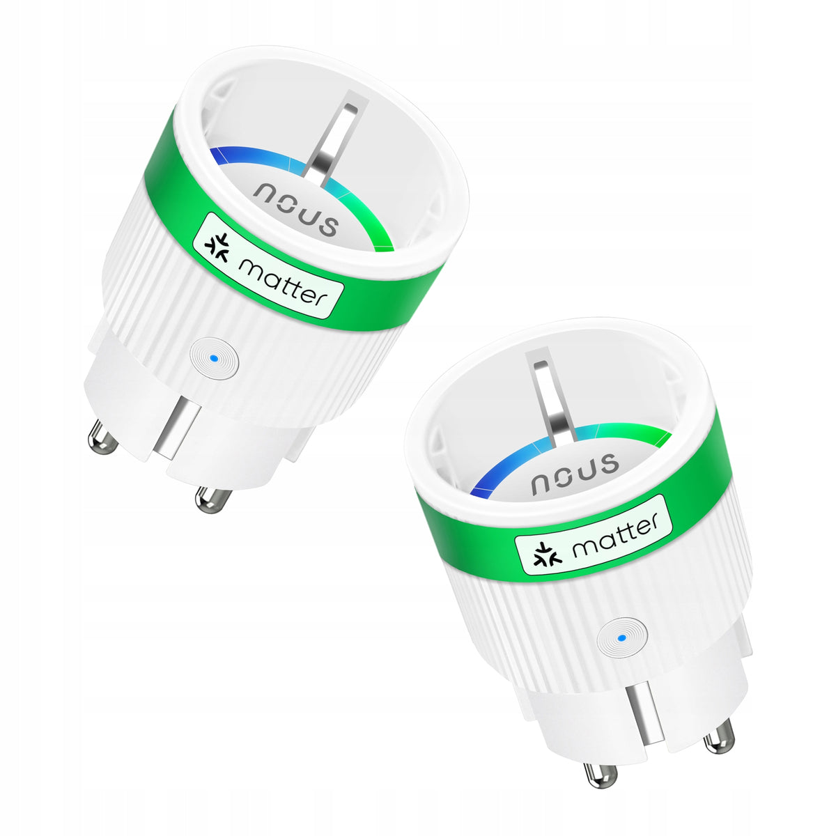 NOUS A8M Smart Socket Matter 16A Energy Measurement IP20 Alexa Google 2pcs
