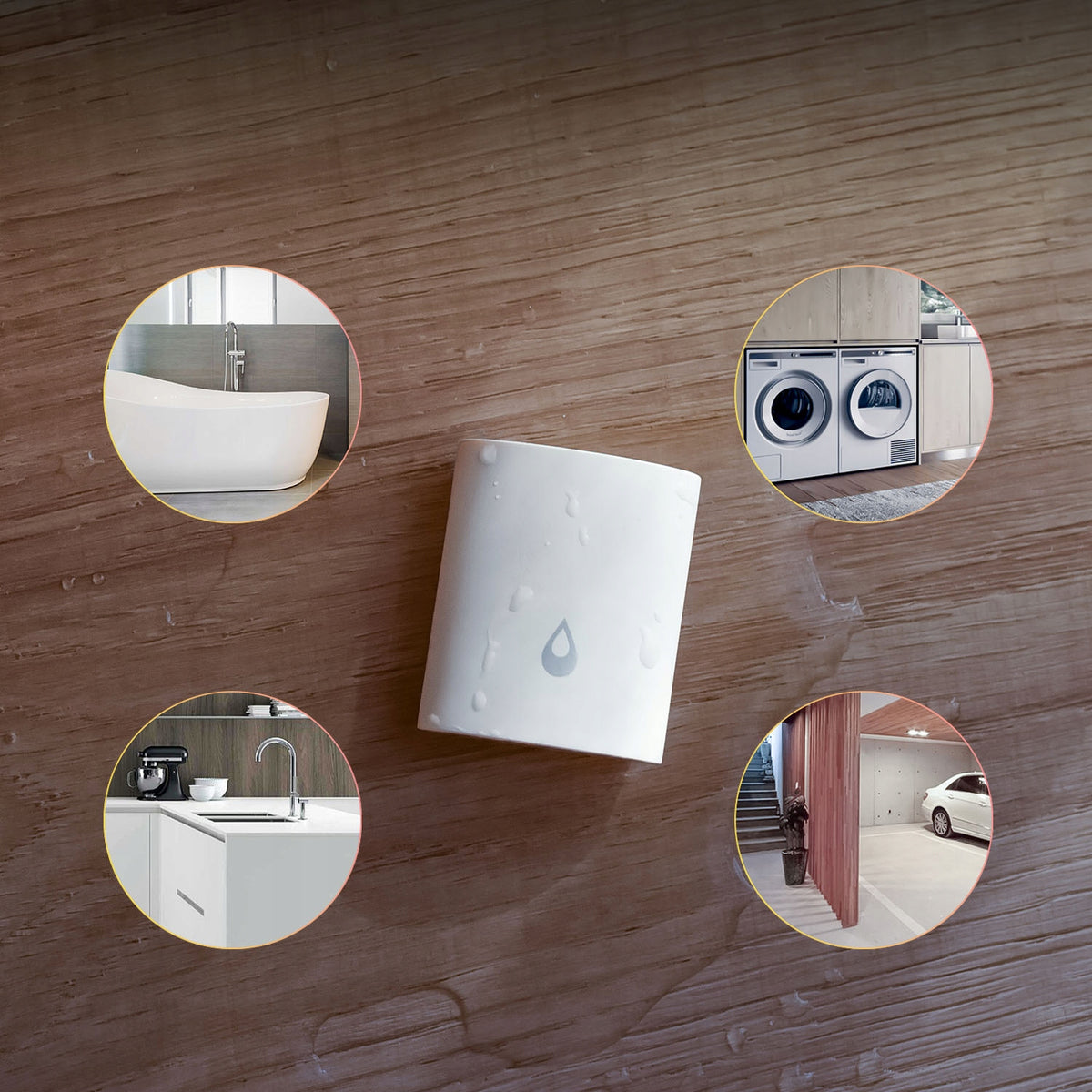 NOUS E4 ZigBee Water Flood Sensor IP66 Smart Home Notifications Brand Nous