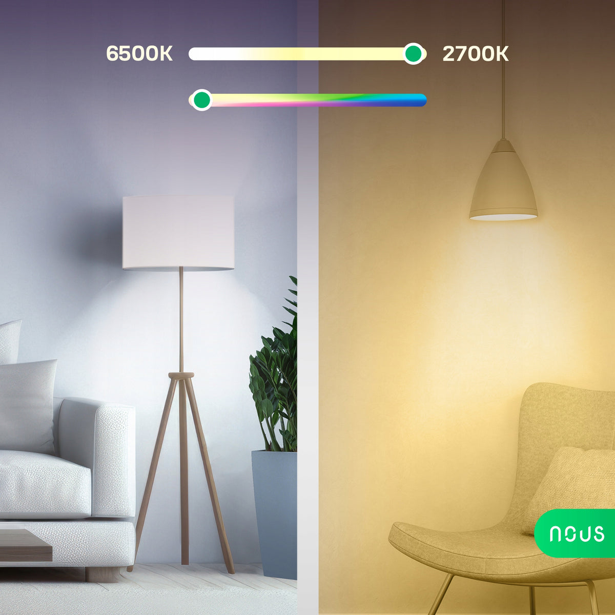 NOUS P8Z Smart LED Bulb ZigBee GU10 RGB, 420LM 4.9W 16mil Colors Manufacturer code P8Z-1