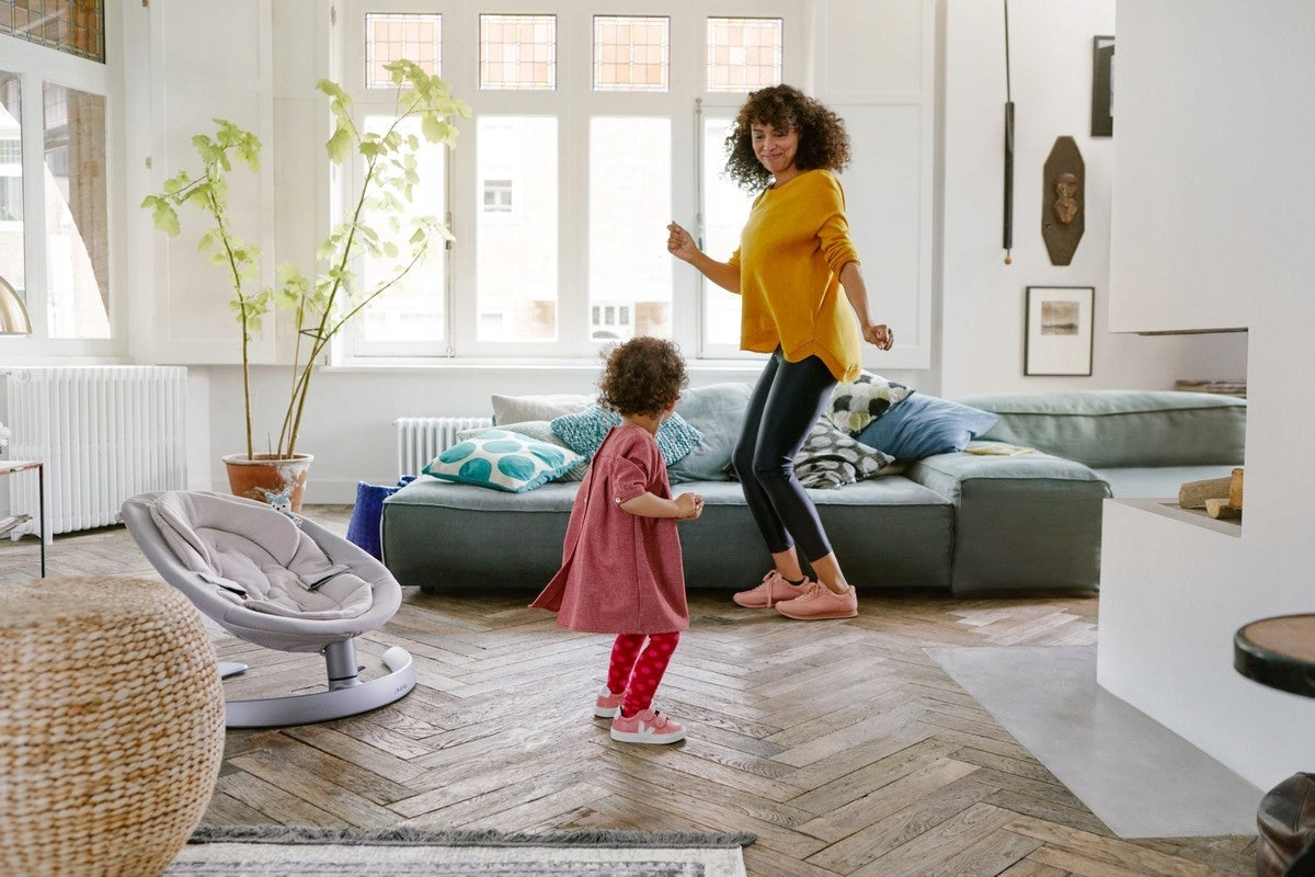 NUNA lounger LEAF CURV Granite cradle From Birth to 60kg Brand Nuna