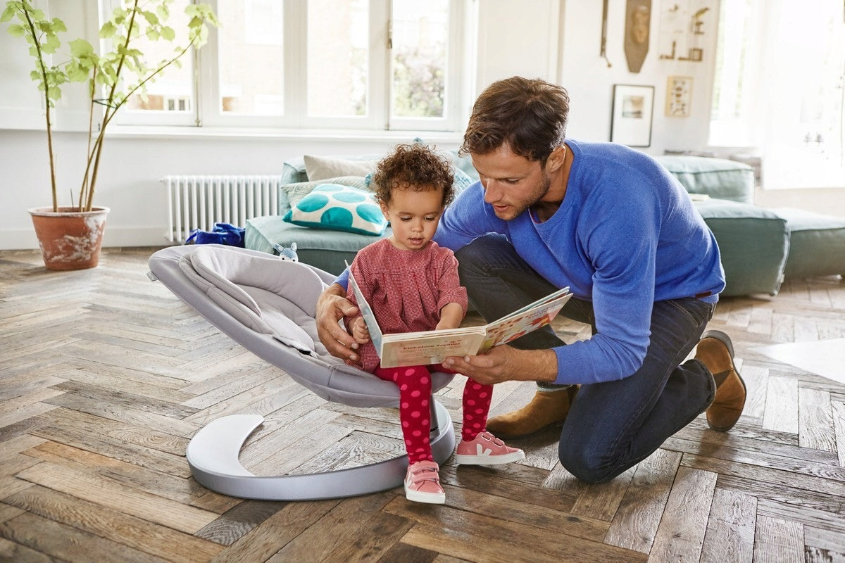 NUNA lounger LEAF CURV Granite cradle From Birth to 60kg Length 75 cm
