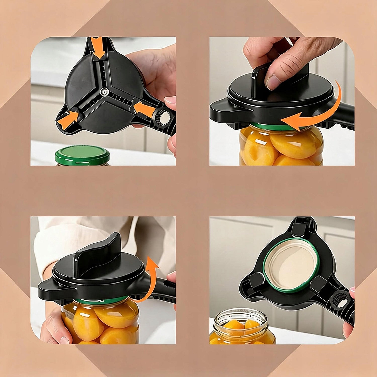 NUT JAR OPENER UNIVERSAL HANDHELD MULTIFUNCTION OPENERS Brand Unbranded