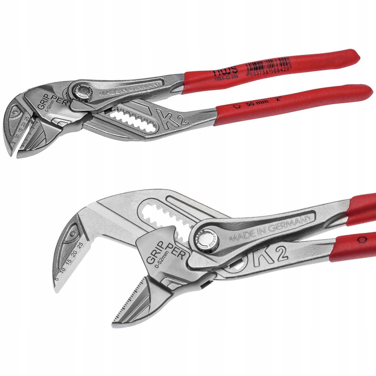 NWS Adjustable pliers for fittings pipes 250mm GRIPPER 1664-42-250