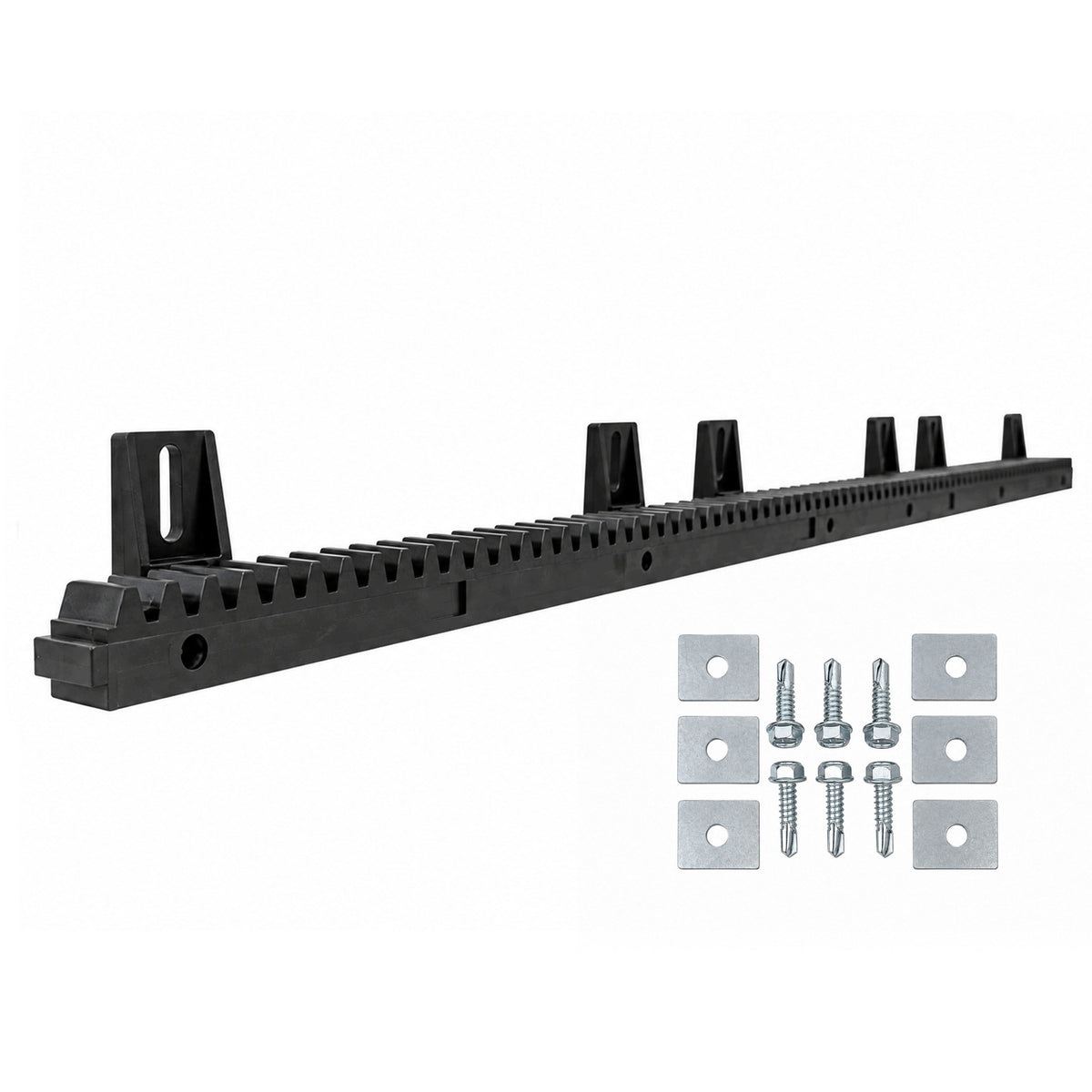NYLON GEAR STRIP M4 1m STEEL CORE SLIDING GATE RAIL 800KG