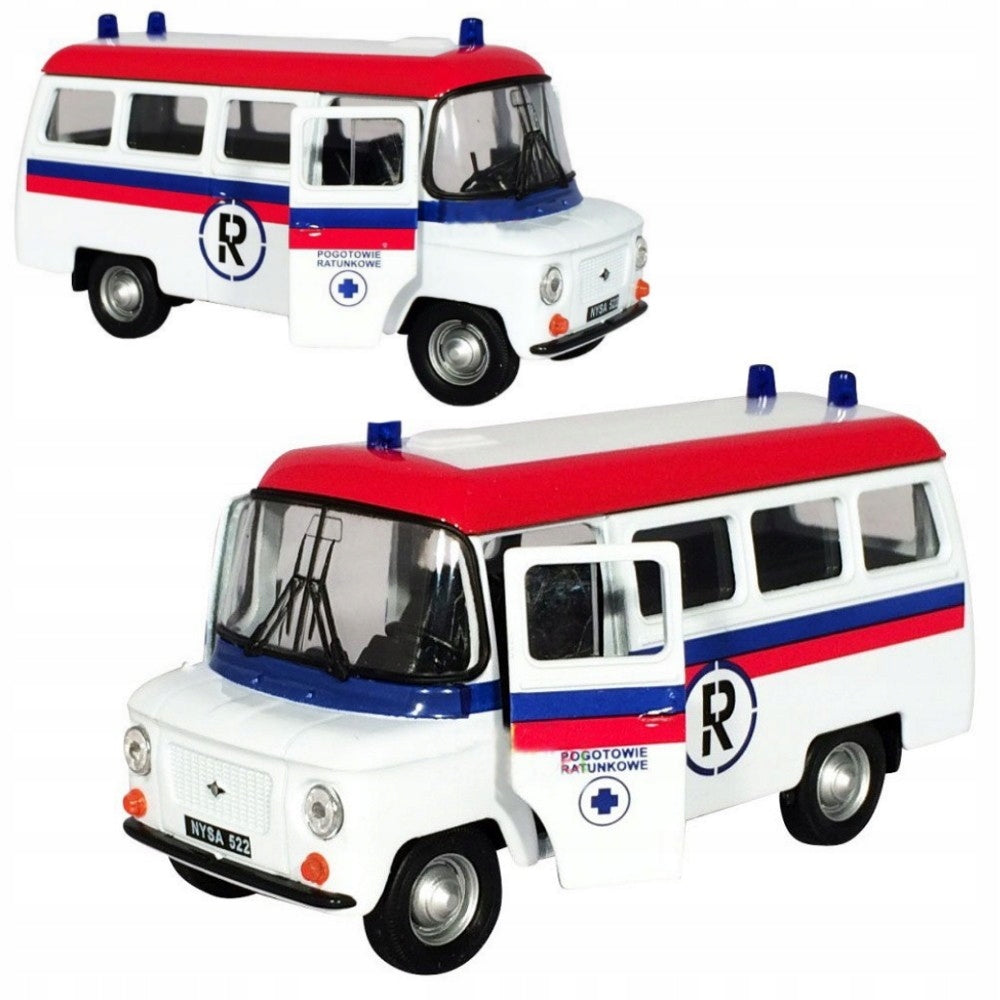 NYSA 522 MODEL METAL WELLY 1:34 AMBULANCE