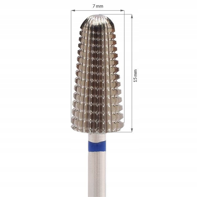 Nail CUTTER Carbide Sintered no.6 cone Mistero Milano 7093 Color silver