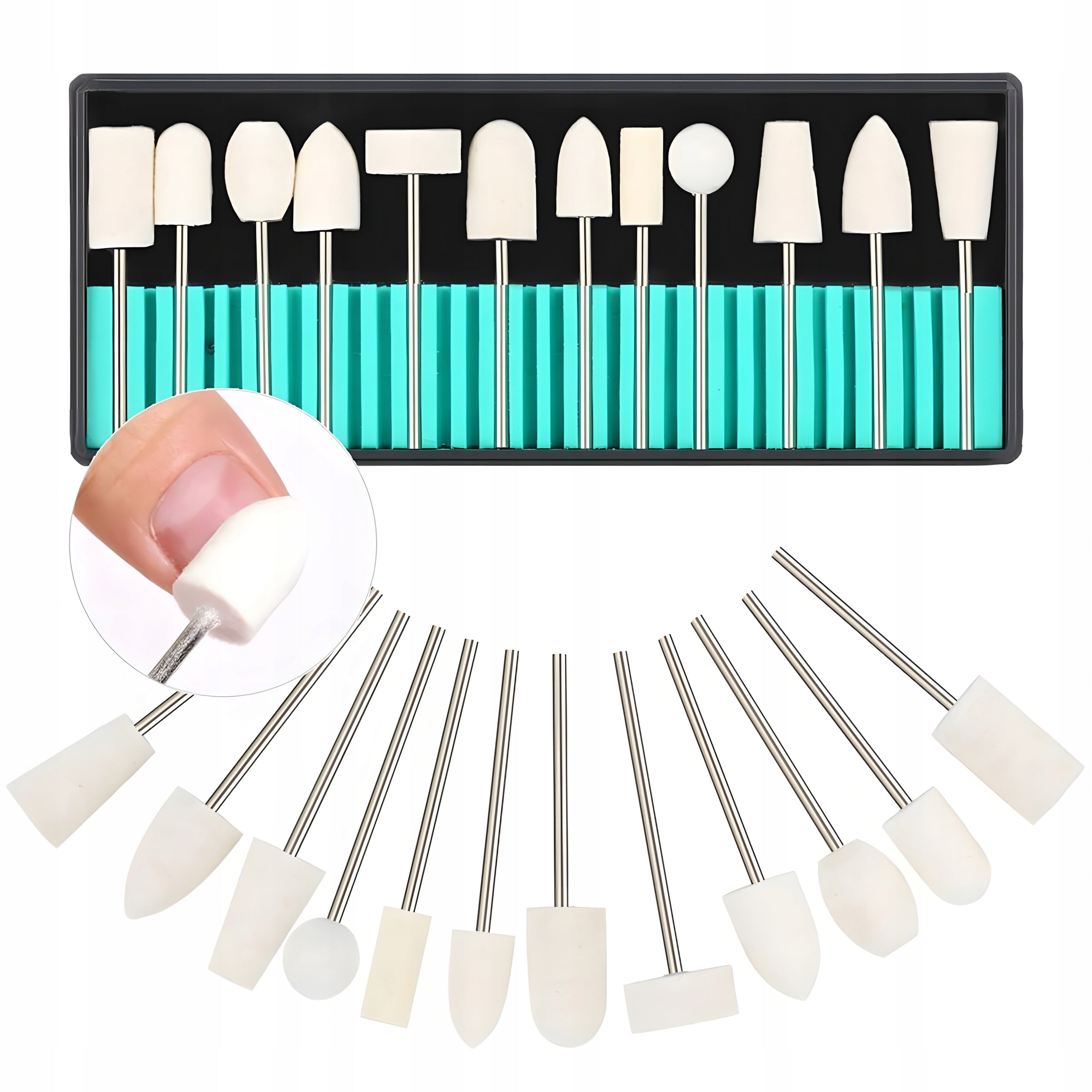 Nail Cutters Diamond Stone Manicure Pedicure Set XXL Packaging status original