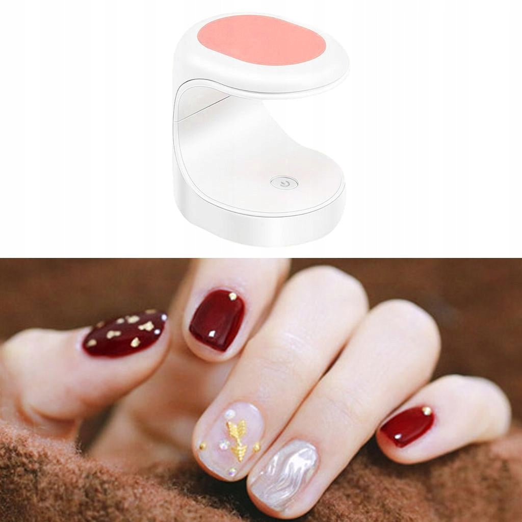 Nail Dryer Smart Sensor Lights for Gel Polish Personal Care Regular Pink