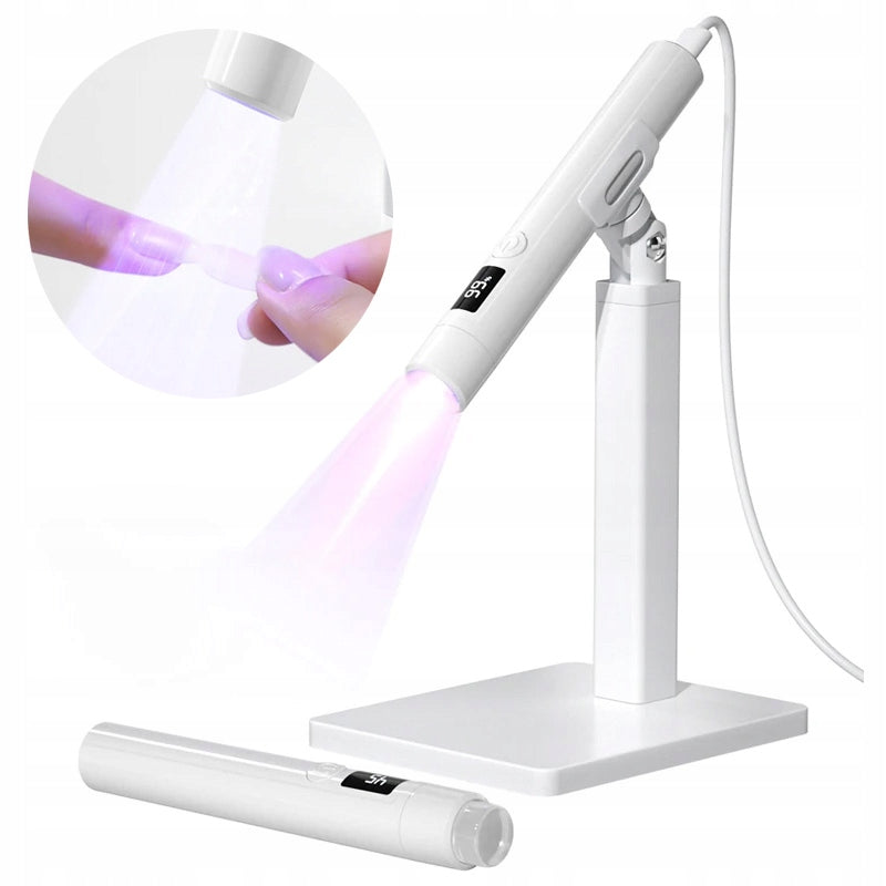 Nail Flashlight UV/LED Lamp for Upper Forms Mini Tripod 3W USB White