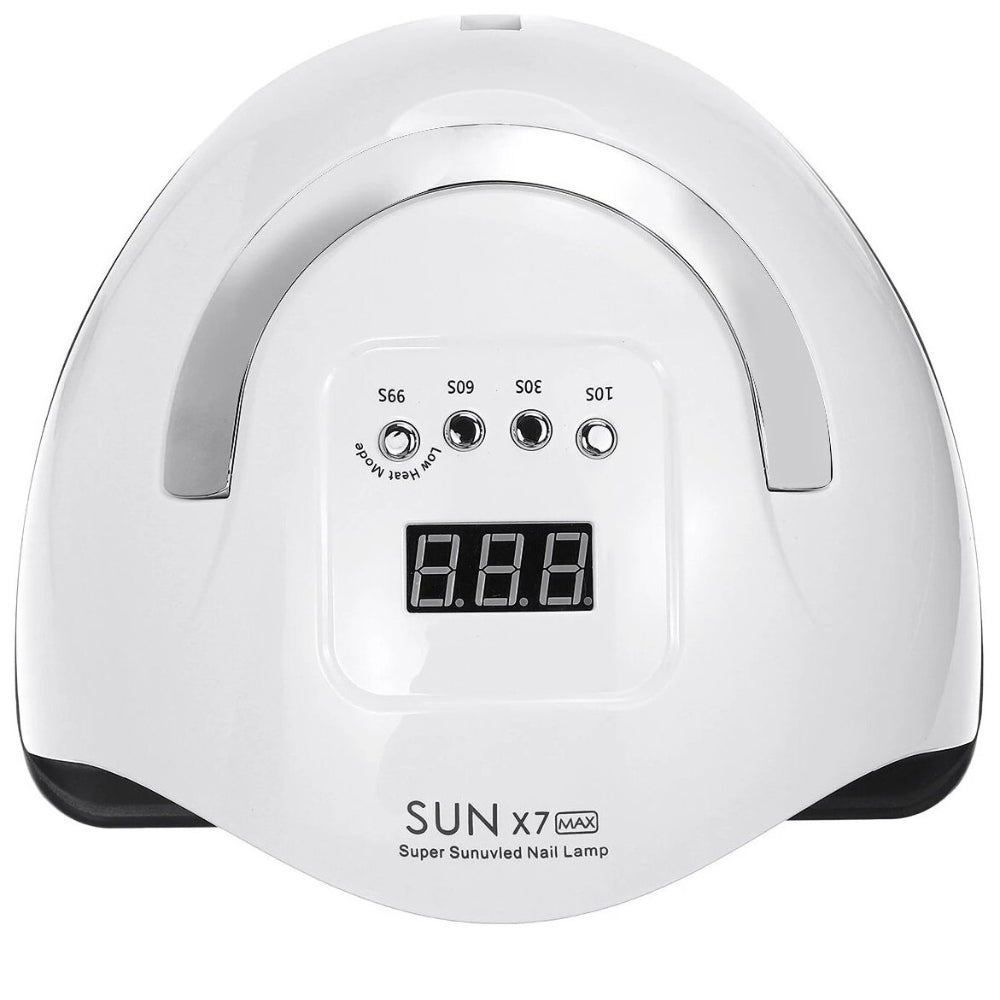 Nail Lamp 220W UV/LED SUN X7 MAX Manicure Hybrids Gels Timer Color white