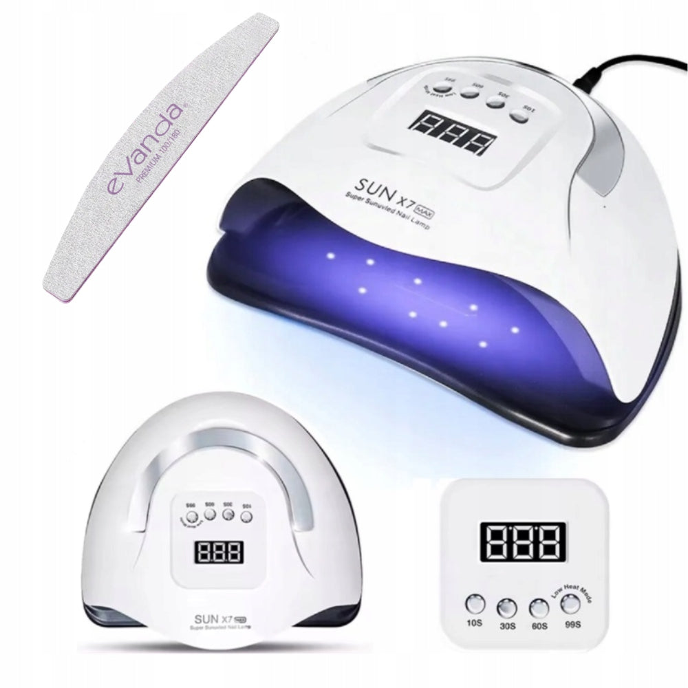 Nail Lamp Strong Manicure Hybrid Gels x7 Max Timer UV/LED 220W