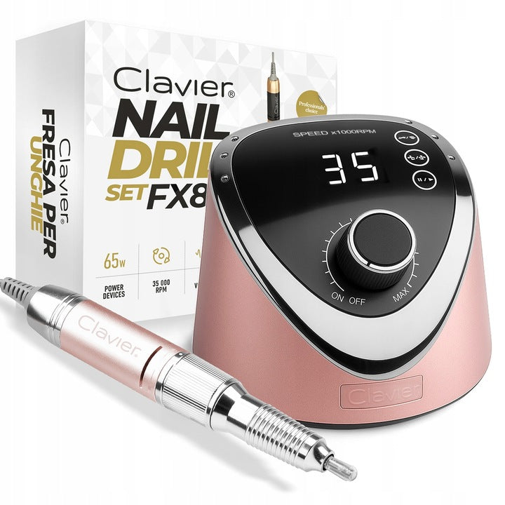 Nail Milling Machine Manicure Pedicure Hybrids Gels Strong 65W Clavier FX830