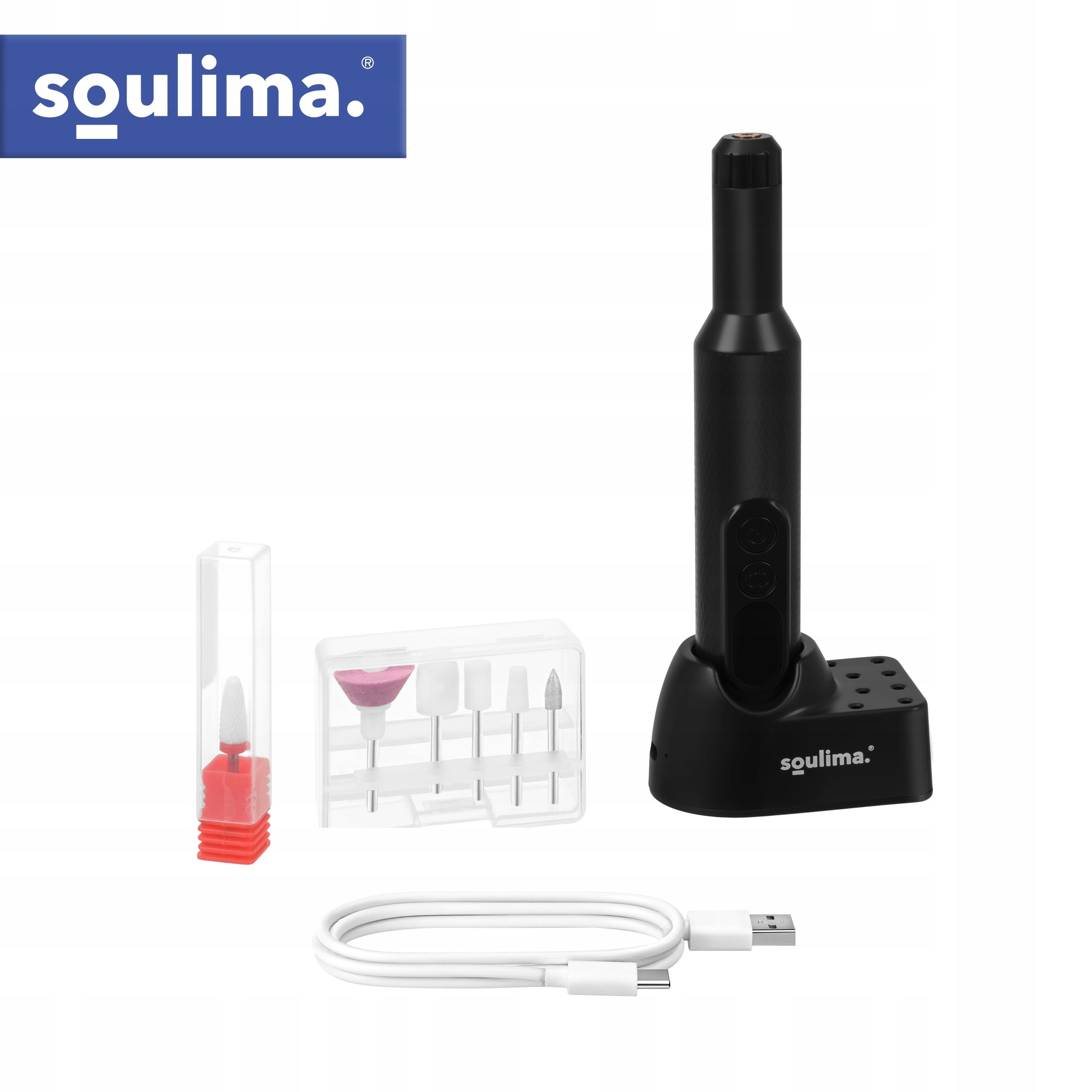 Nail Milling Machine Professional Wireless Manicure USB-C Cutter Set Medical device no