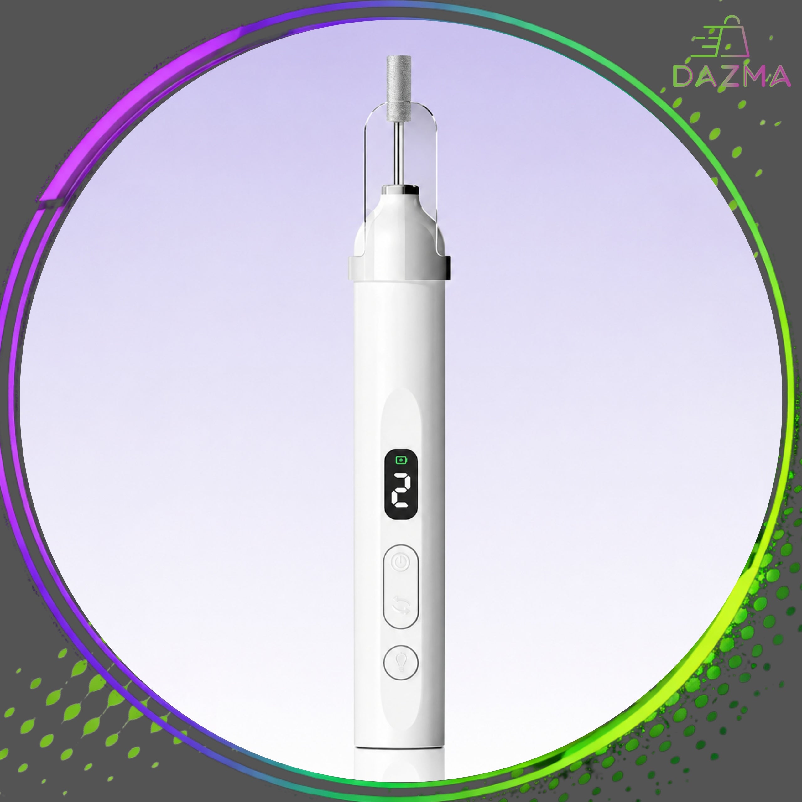 Nail Milling Machine Wireless Manicure Cutter Set Pedicure White Brand no brand