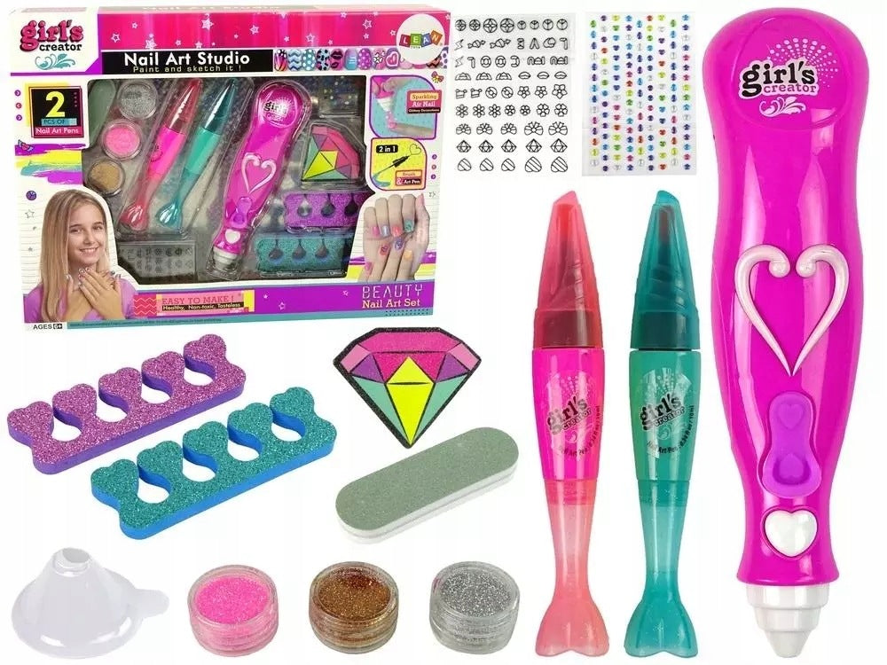 Nail Painting Kit 360x270 mm Lean Toys
