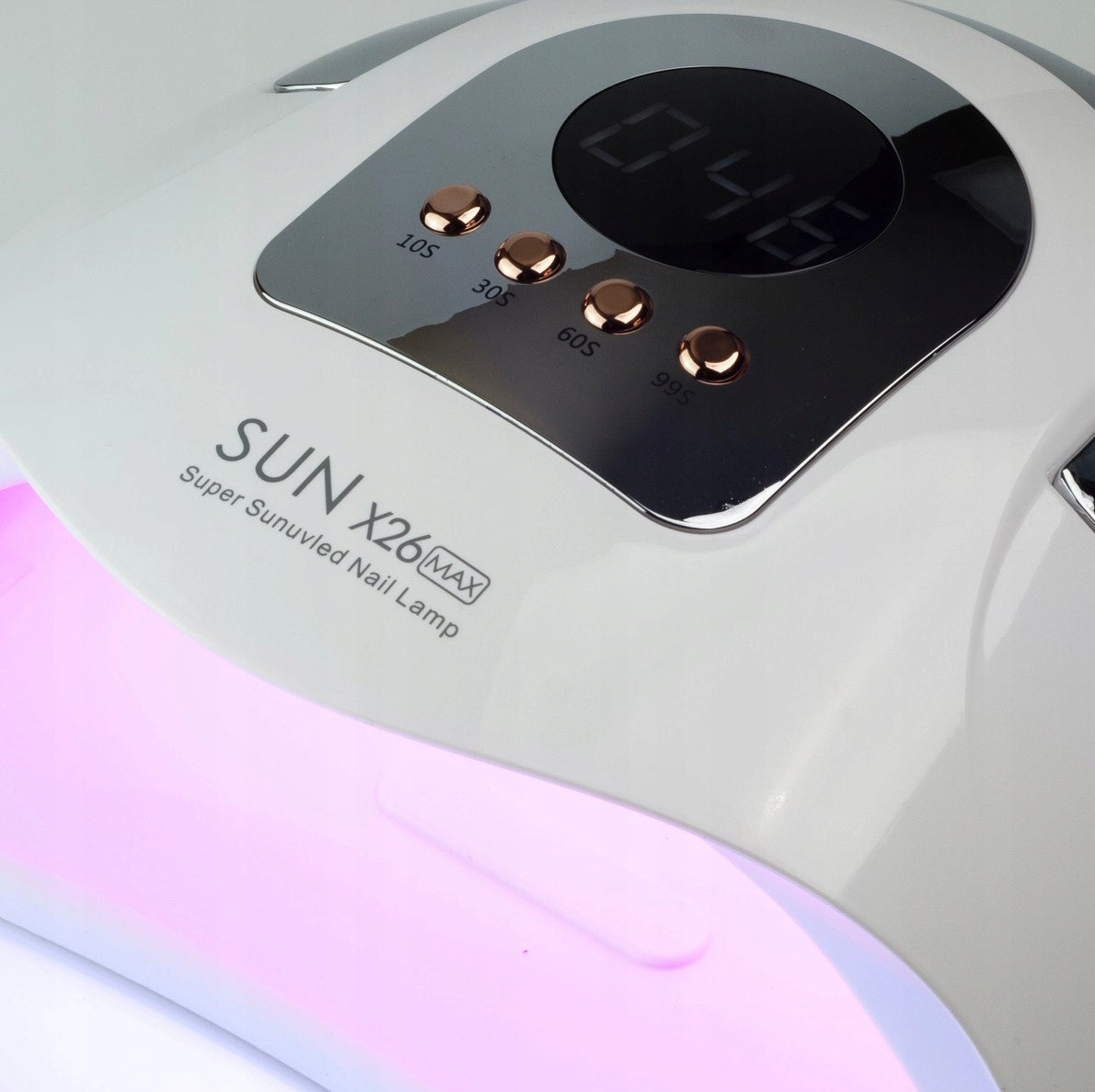 Nail lamp UV Dual LED SUN X26 MAX 380W up to 81diode strong Brand Red-Ice