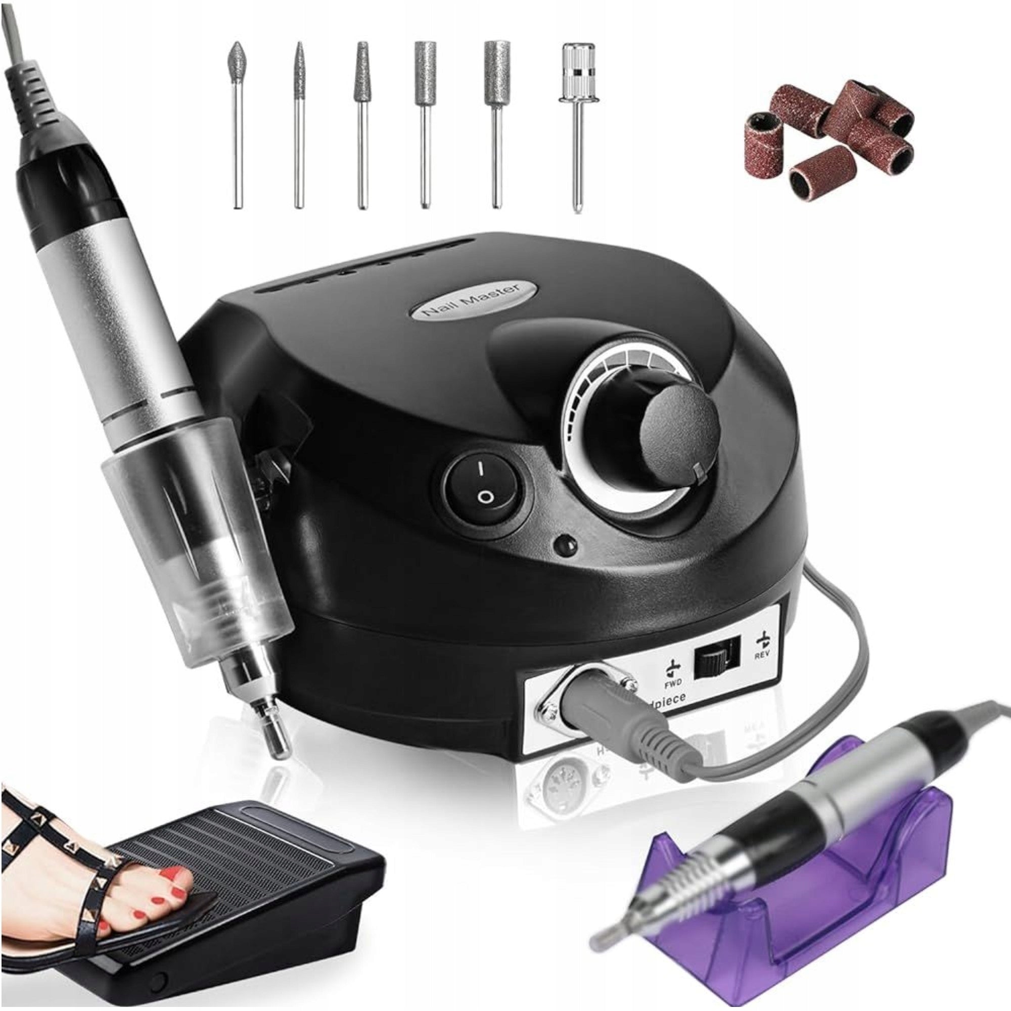 Nail milling machine professional manicure pedicure 65W cutters eSezam