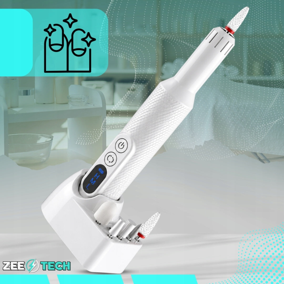 Nail milling machine wireless professional manicure pedicure + CUTTERS Packaging status original