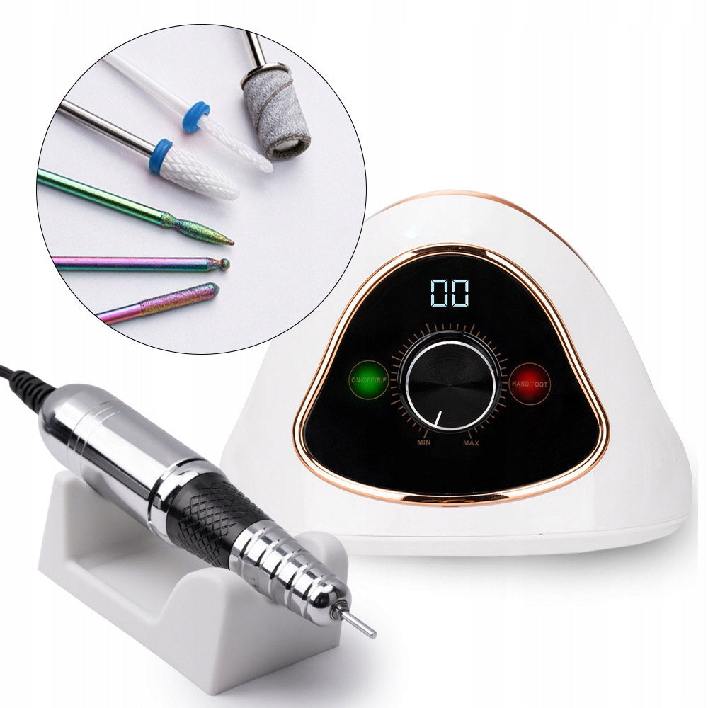 Nail milling manicure pedicure M15 white gold 68W cutters