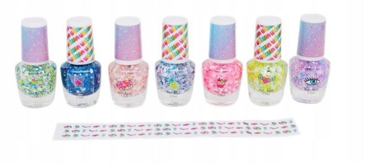 Nail painting set for children + stickers 6 colors