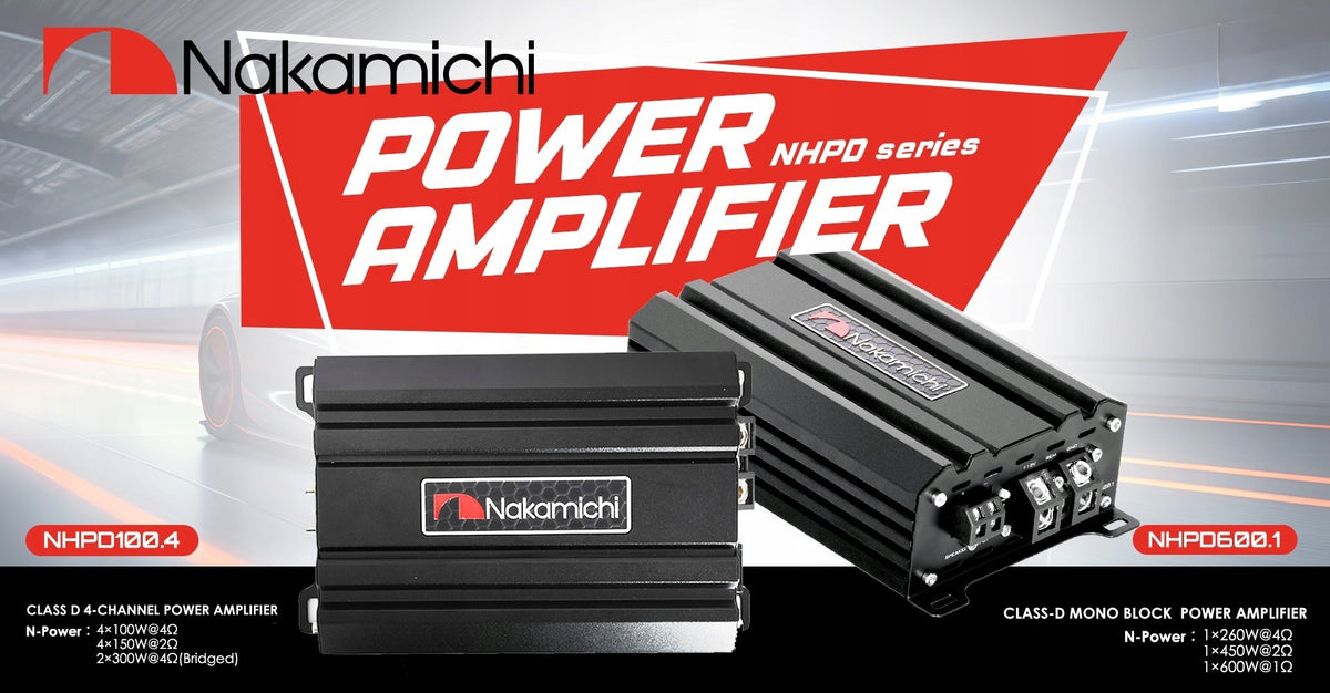 Nakamichi NHPD600.1 MONOBLOCK CLASS D POWER AMPLIFIER